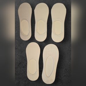 White No-Show Socks for Women- New